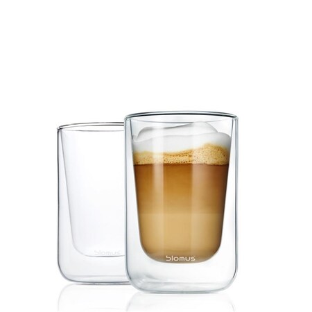 Blomus Blomus 63654 Insulated Cappuccino Tea Glasses; Set of 2 63654